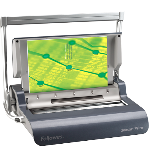 Quasar™ Manual Wire Binding Machine w/ Starter Kit
